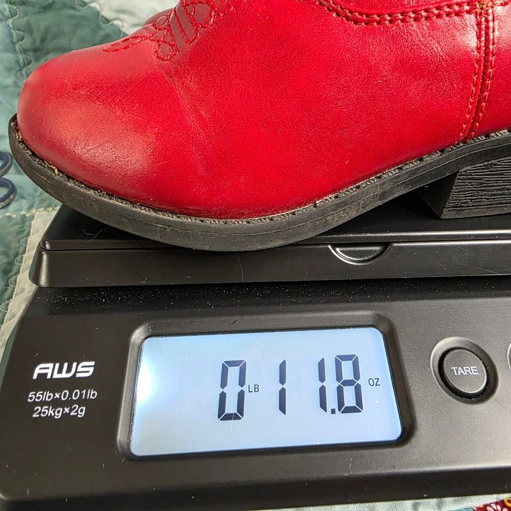 Bebe Girls Red Western Cowboy Boots Size 9 Toddler Embroidered Side Zip